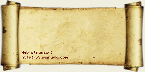 Lena Joksimović vizit kartica